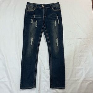 JW style Distressed Skinny Jeans size 14